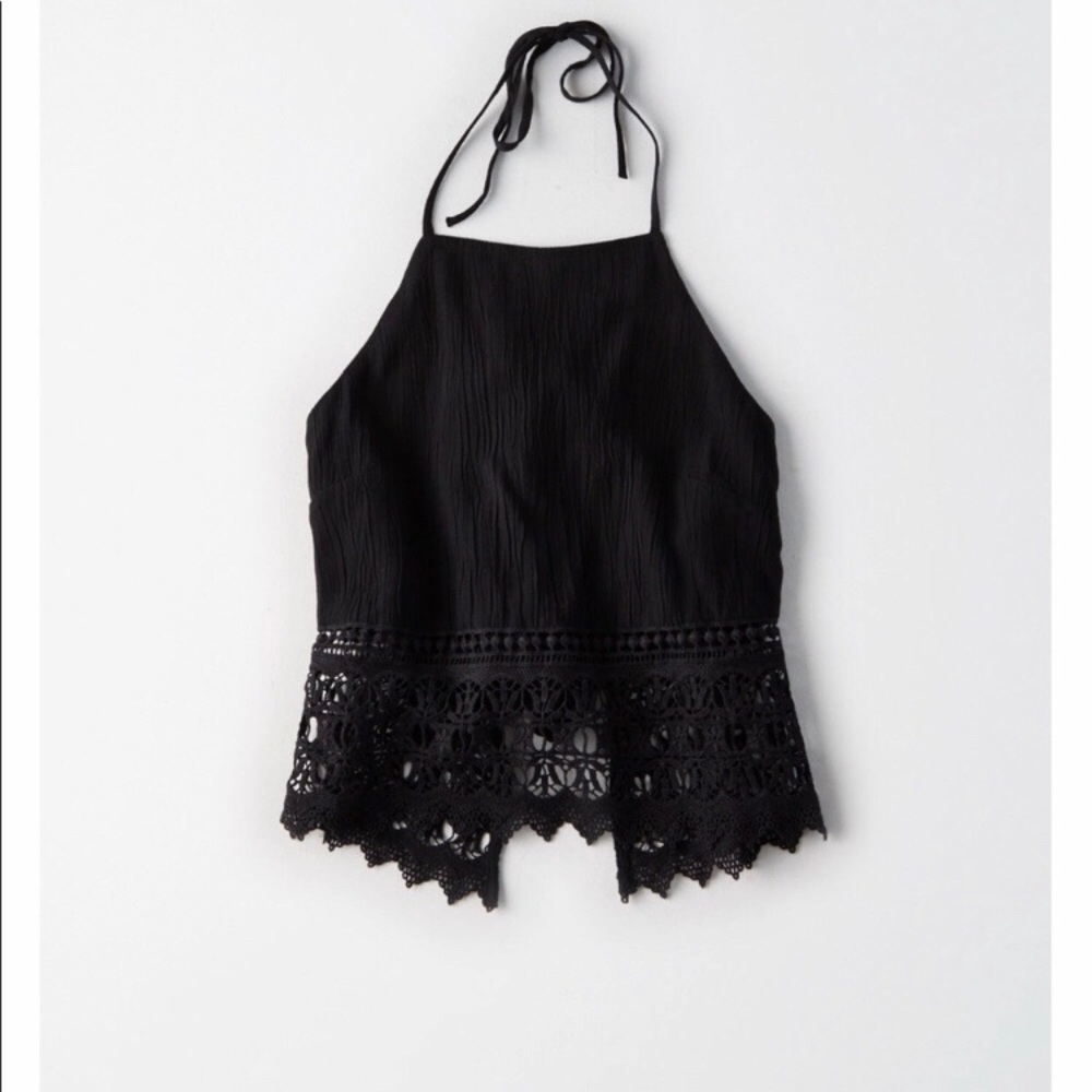 Black AE Halter Top